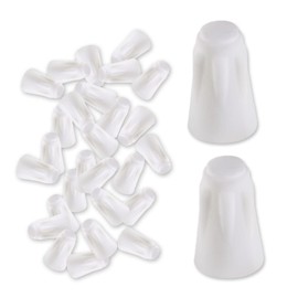 NIIIYTYB 36Pcs Ceramic Wire Nuts High Temperature Porcelain Connectors Heat-Resistant Electrical Twist Caps Weatherproof Outdoor Terminals Large Waterproof Ceramic Wire Nut Kit for Repairs End Caps
