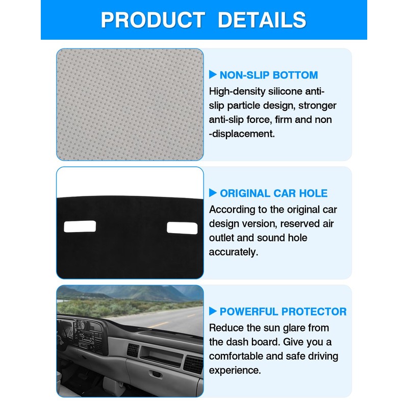 Autorder Dashboard Mat for 2011-2018 Dodge Ram 1500 2500 3500