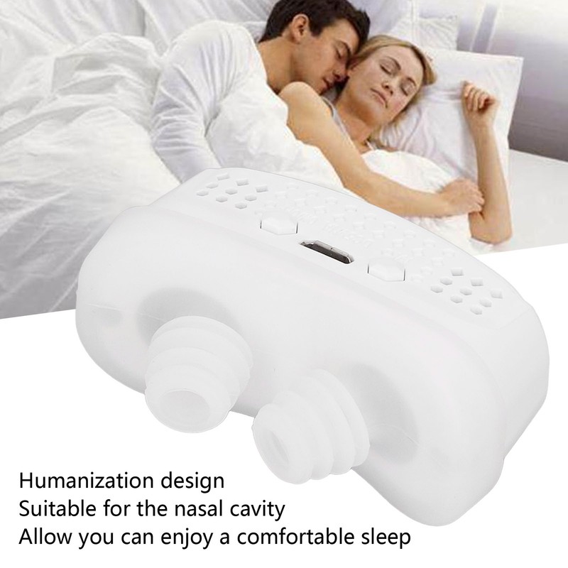 Electric Prevent Snoring Device Improve Sleep Quality Silicone Strap Snoring