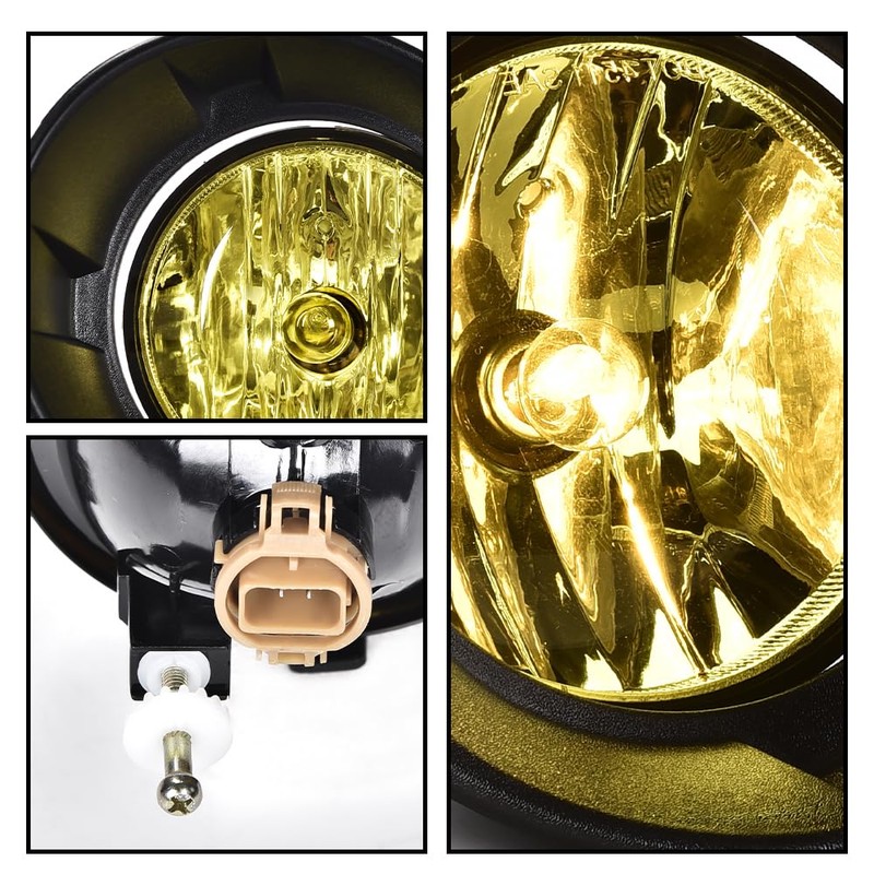 DOTCOM Front Fog Light Assembly Compatible With Chevy Camaro 2010-2013
