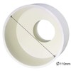 TOP-VIGOR 1Pcs PVC DWV Reducing Coupling, 110mm x 50mm Socket