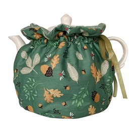 Cotton Tea Cozy, Garden Style Vintage Teapot Cozies Dust Proof Insulated Teapot Cover Keep Warm Home Kitchen Table Decorative Accessories Tea Kettle Quilt for Hotel Restaurant Tea Party