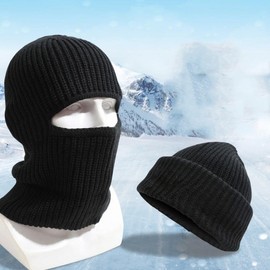 Winter Warm Balaclava Beanie Beanie Navy 2ea