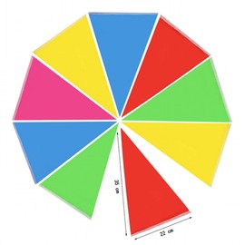 DOJoykey 985ft Bunting Flags, 450pcs Large Flags Multicolor Fabric Pennant Bunting Outdoor Garland for Birthday Wedding Garden Street Home Decoration