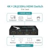MT-VIKI 3x1 HDMI Switch 4K 30HZ 3 Port Switcher with