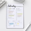 Work Planner - Daily & Weekly Spiral Planner with Hourly