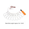 Live Fish Lock with Foam Float Stick Steel Wire Fishing