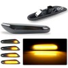 GSRECY Dynamic Amber LED Front Fender Side Marker Light Sequential
