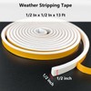 Weather Stripping Door Seal Strip, Strong Adhesive, Weatherproof, Reduce Noise,