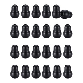 Maitys 24 Pieces Replacement Stethoscope Ear Tips Earpieces Universal Soft Silicone Earplugs Earbuds(Black)