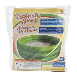 3 Ring 47 Inch Inflatable Splash Pool Green