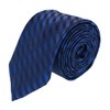 Trafalgar Men's Nathanial Regal Patterned Diagonal Line Silk Business Necktie,