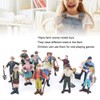 16Pcs People Figurines Model Little Farmer People Figures Realistic Hand