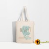 Eco Right - Bolsa de lona estética para mujer, cierre