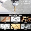 DARTOTEK 6 Pieces Metric Tap Drill Bit Titanium Coated Tap