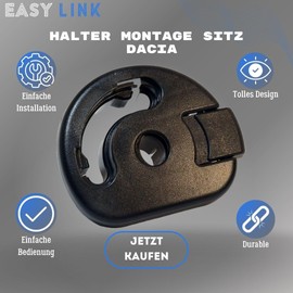 Easy Link Halter Montage Si̇tz Armlehne Reparatur Kompatibel mit Dacia Dokker Lodgy 2012-877631170R 877631170