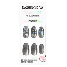 Dashing Diva Magic Press Nail Tip Set Crystal Night, 1 Piece / 데싱디바 매직프레스 네일팁 세트 크리스탈 나이트, 1개