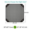Air Conditioner Covers for Outside Units - 28"x28" Central AC