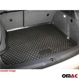 OMAC Custom Fit All Weather 3D Molded Black Rubber Cargo Liner Trunk Mat Waterproof Protector for Dodge Nitro 2007-2011