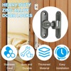 PATIKIL 2 Pack Flip Sliding Door Latch Safety Bar Gate