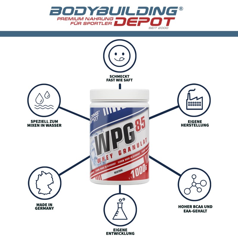 Bodybuilding Depot - WPG-85 Clear Whey Protein Granules/Isolate 1 kg