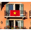 Large Vietnam Flag,3x5 FT Vietnamese 75D Outdoor Banner,Haitians Decor for