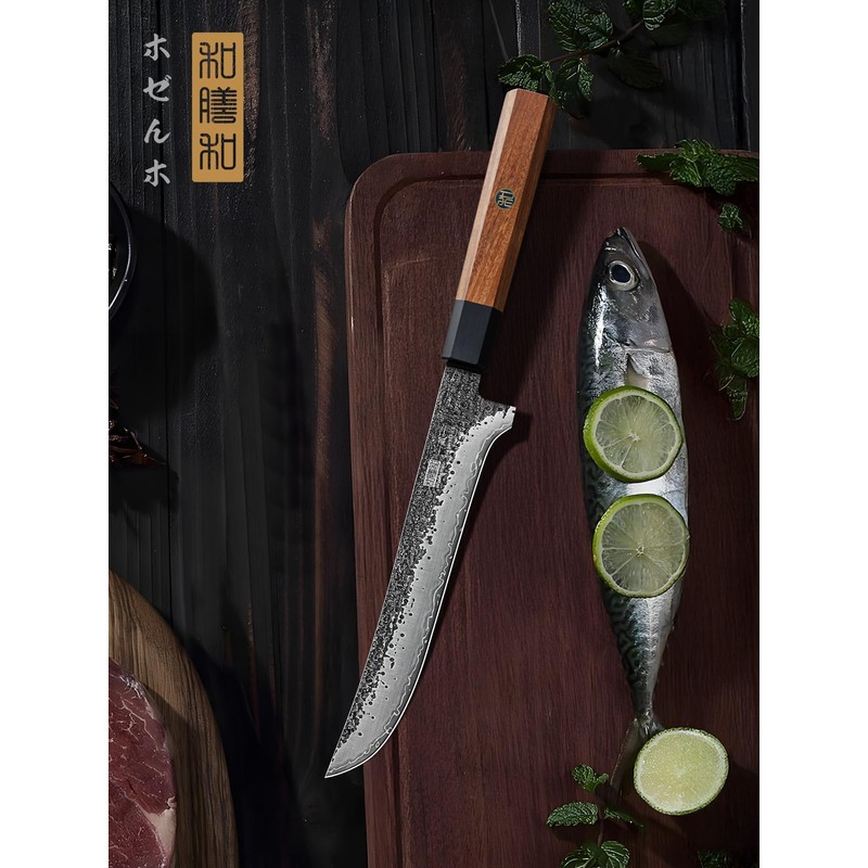 HOSHANHO Coltello per Sfilettare Pesce da 18 cm, Coltello da