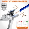 DRMODE Cortauñas Recto Para Hombres, Ergonómico De 18 Mm Para