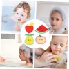 4pcs Bath Bath Rinser Exfoliator Loofah Cartoon Bath Sponge Pu