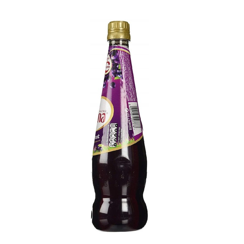 Ribena Original Blackcurrant Drink, 850 ml Bottles (Pack of 4)