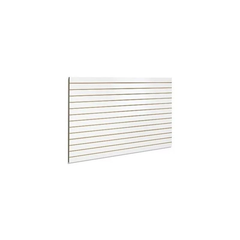 Exhibipanel, Panel Ranurado, Slat Wall, 1.22 X 2.44 Nuevo