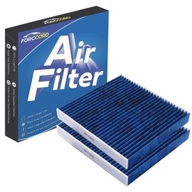 Forccord Filtro de aire de cabina HEPA compatible con filtro de cabina de carbón activado para CF11643 (paquete de 2)