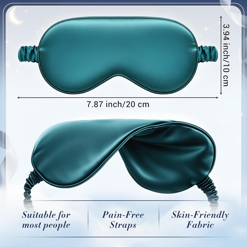 36 Pcs Silk Sleep Eye Masks Bulk Satin Eye Cover