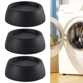 4 Pcs Anti Vibration Pads for Washing Machine,Shock Absorbing Washing Machine Vibration Pads,Washing Machine Feet,Universal Rubber Shock Absorber Mat,for All Washing Machines,Dryers