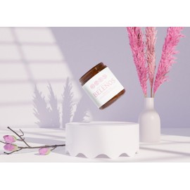 BELENOS Duftkerze, Baumwollblüte, 100 % pflanzliches Wachs (groß), beruhigendes Geschenk für Frauen, mehr als 40 Stunden Brenndauer, 450 g