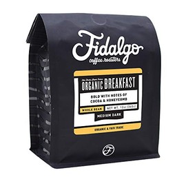 Organic Breakfast Blend, Whole Bean, 12oz bag