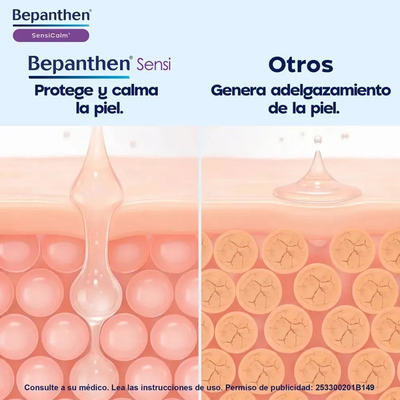 Crema Hidratante con Dexpantenol 200 ml Sensicontrol Bepanthen