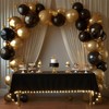 Tao-Ge Light Up Black Rectangle Table Cloth 60 x 120