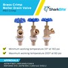 SharkBite 3/4 x 3/4 Inch MHT Brass Crimp Boiler Drain
