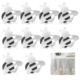 Ruikdly Pack of 10 Tablecloth Weights Magnetic Tablecloths Weights Outdoor Tablecloth Weights Made of Stainless Steel Tablecloths Weight for Family Outdoor Party, Camping, Wedding, Garden, Picnic