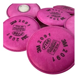 5 Pares Filtros 2091 3m Particulas Gas Y Vapor P100 Niosh