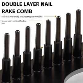 Carpet Rake, Portable Stainless Steel Handheld Carpet Rake Cleaning Grooming Hair Groomer Rug Rake for Beauty Salon