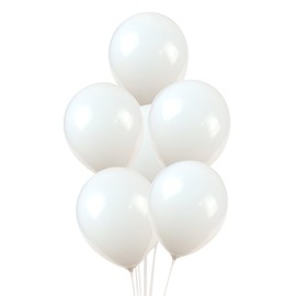 White Balloons,100 pcs 12 Inch Latex Balloons,for Wedding Birthday Party Baby Shower Christmas Party Decorations