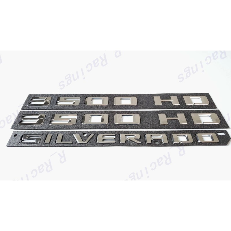 GM Auto Chrome Doors 3500HD Tailgate Silverado Hood Duramax Emblems