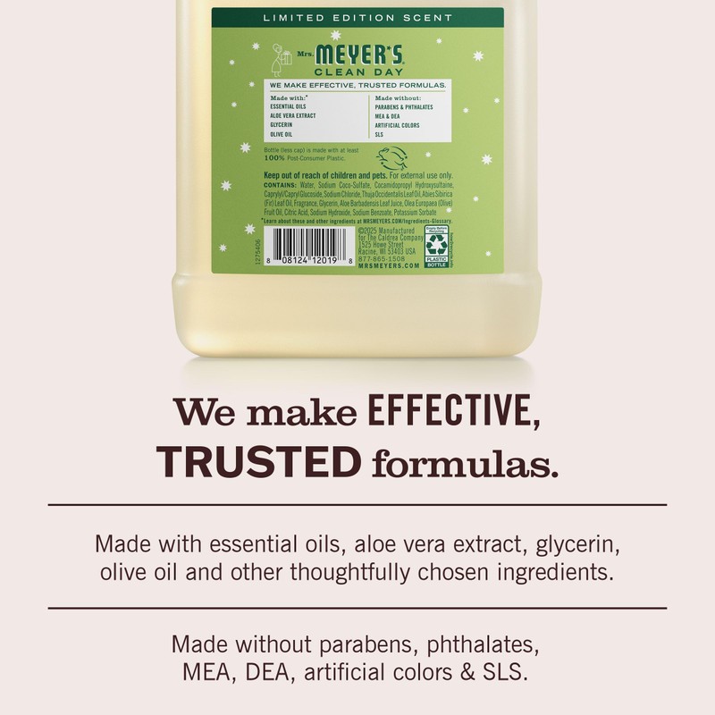 MRS. MEYER'S CLEAN DAY Hand Soap Refill, Iowa Pine Scent,