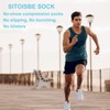 SITOISBE No Show Sports Compression Running Socks for Men Women