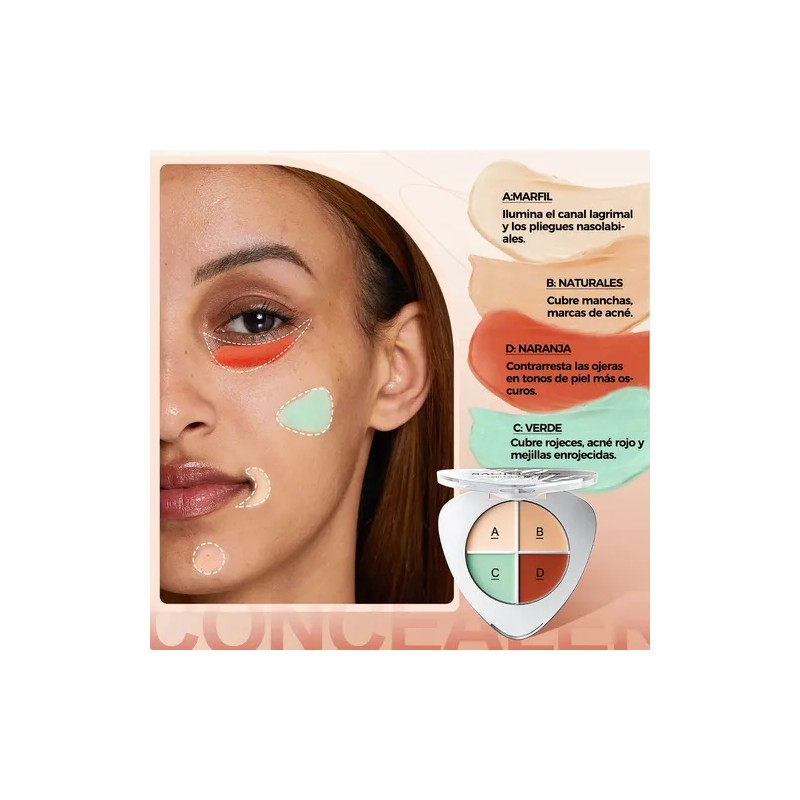 Sace Lady Base De Maquillaje Corrector Impermeable Concealer