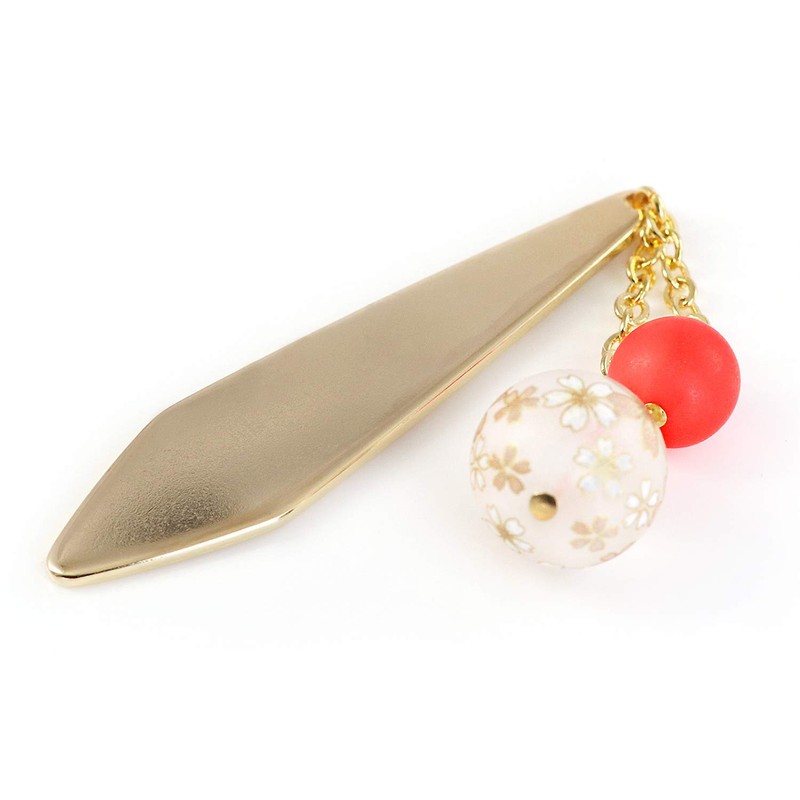 Barzaz Obi Decoration Plate, Cherry Blossom Pattern, Swinging Ball, Transfer