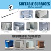 Paper Towel Holder with Suction Cup, Stainless Steel Rust-Resistant Kitchen