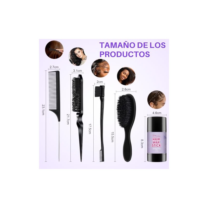 START MAKERS Barra de Cera para Cabello con Set de